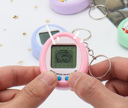 Retro 90s Cyber Pet Keyring